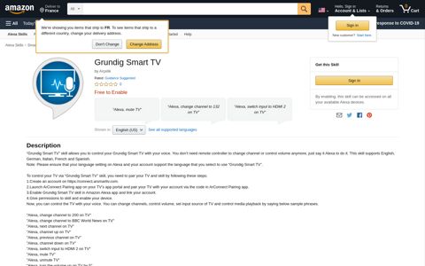 Grundig Smart TV: Alexa Skills - Amazon.com