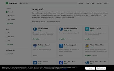 Glarysoft - CNET Download