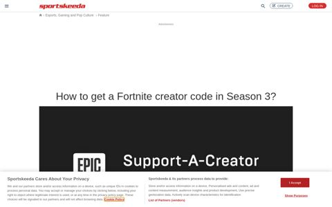How to get a Fortnite creator code in Season 3? - Sportskeeda