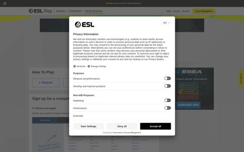 Overwatch How To Sign Up NA | ESL Play