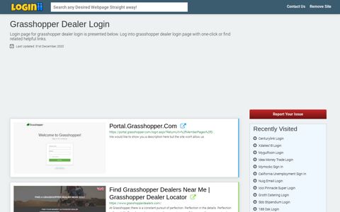 Grasshopper Dealer Login - Loginii.com