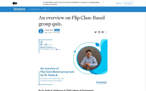 An overview on Flip Class-Based group quiz. | by Linways ...