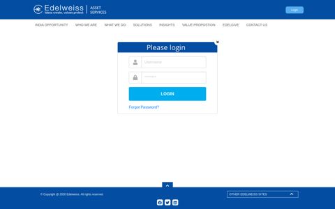 Edelweiss Web Custody - Asset Services