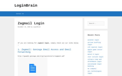 Zagmail Zagmail: Gonzaga Email Access And Email Forwarding