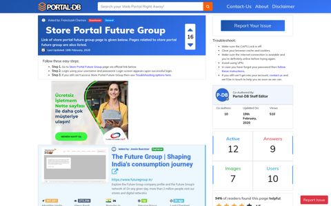 Store Portal Future Group - Portal-DB.live