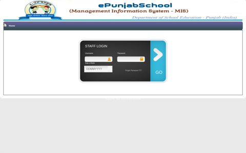 Staff Login - ePunjab Schools