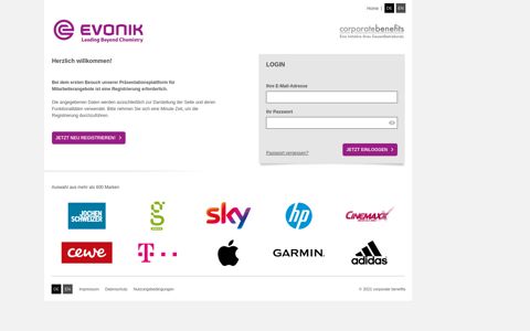 Evonik Industries AG - Corporate Benefits