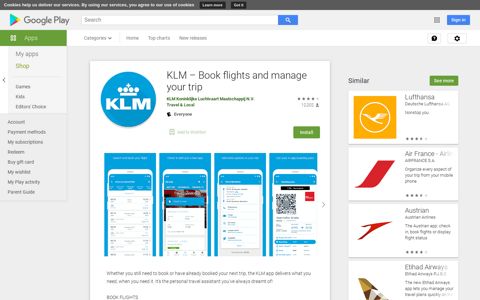 KLM – Book flights and manage your trip - Apps on Google Play