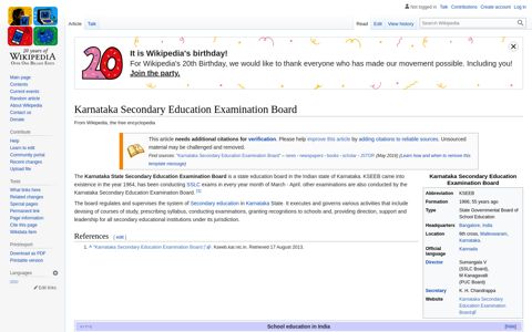 Karnataka Secondary Education Examination Board - Wikipedia