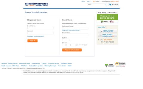 Access Your Information - Medicare Insurance Plans