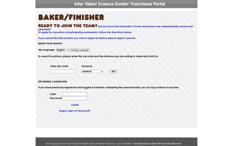 DD Careers | Dunkin' Donuts - PeopleAnswers