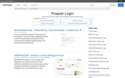 Fropper - Social Networking - Indian Dating - India Friendship ...