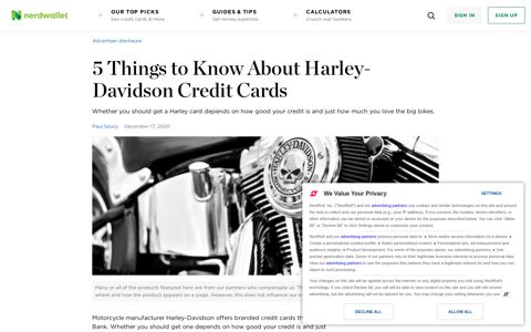 5 Things to Know About Harley-Davidson Credit Cards ...