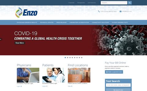 Enzo Clinical Labs: Home