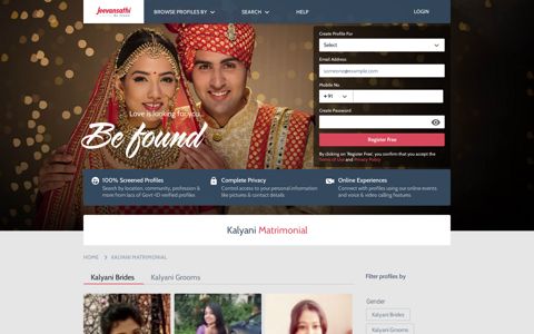 Kalyani Matrimonial - Jeevansathi.com