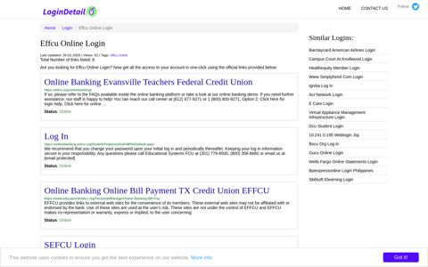 Effcu Online Login Online Banking Evansville Teachers ...