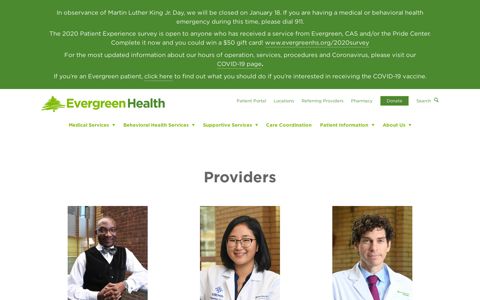 Providers - Evergreen Health - Evergreen Health Services