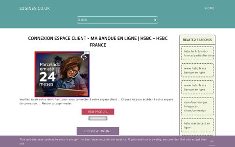 Connexion espace client - Ma Banque en ligne - HSBC France