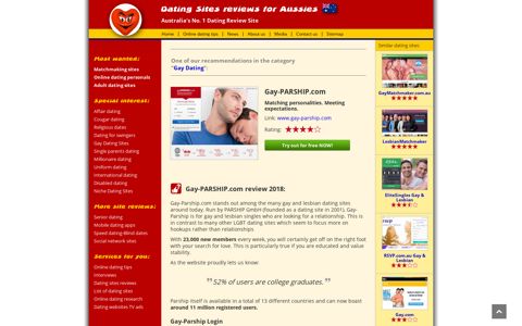 Gay-Parship.com Review - dating sites reviews
