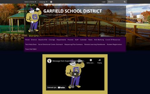 Garfield School District: Home