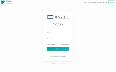 inovia | Sign in - Inovia.com