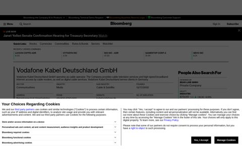 Vodafone Kabel Deutschland GmbH - Company Profile and ...