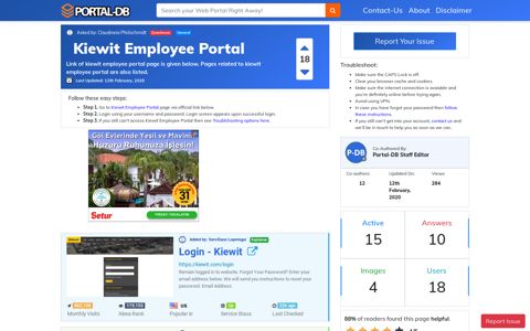 Kiewit Employee Portal
