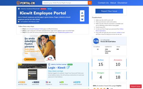 Kiewit Employee Portal