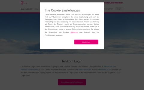 Telekom Login - MagentaCLOUD Glossar | Telekom