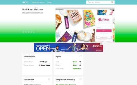 poshpay.hyperwallet.com - Posh Pay - Welcome - Sur.ly