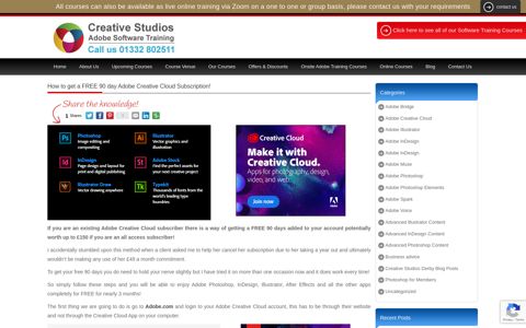 How to get a FREE 90 day Adobe Creative Cloud Subscription!