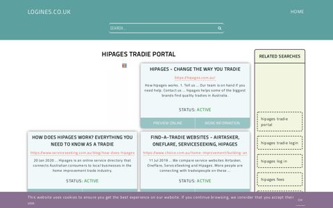 hipages tradie portal - General Information about Login - Logines UK