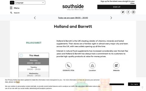 Holland and Barrett | Southside Wandsworth