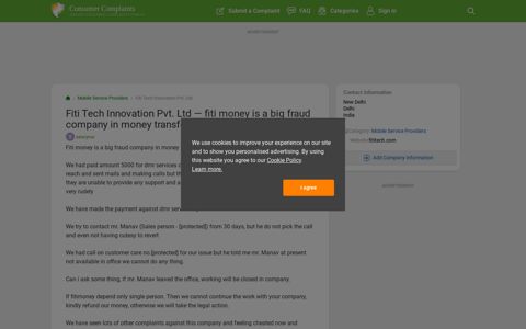 Fiti Tech Innovation Pvt. Ltd — fiti money is a big fraud ...