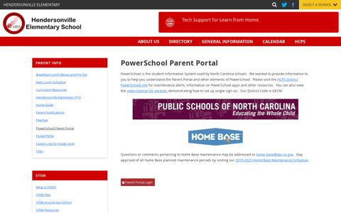 PowerSchool Parent Portal – Hendersonville Elementary