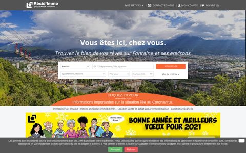 Résid' Immo: Agence immobilière à Fontaine