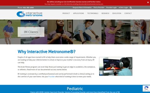 IM Clients - Interactive Metronome