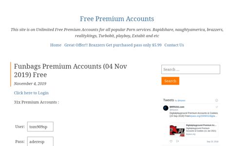 Funbags Premium Accounts - Free Premium Accounts