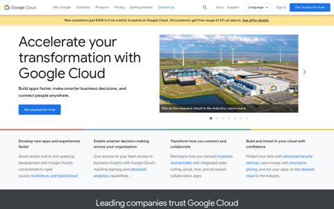 Google Cloud: Cloud Computing Services