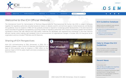 ICH Official web site : ICH