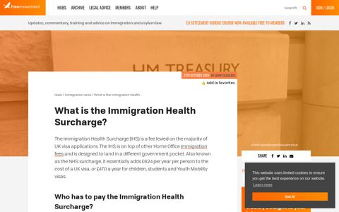 What is the Immigration Health Surcharge? | Free Movement