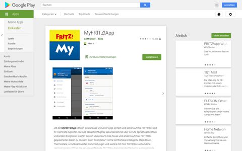 MyFRITZ!App – Apps bei Google Play