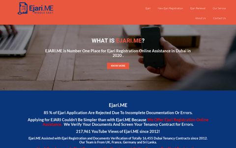 Ejari Online Contract Registration – Ejari.ME – Ejari Service ...
