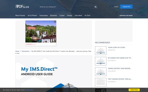 My IMS.DIRECT User Guide My IMS.Direct™ system has ...