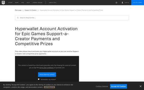 Hyperwallet Account Activation for Epic Games Support-a ...