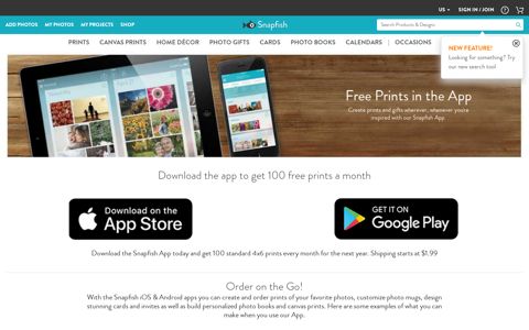 Order 100 Free Prints A Month | Free Photo App | Snapfish US