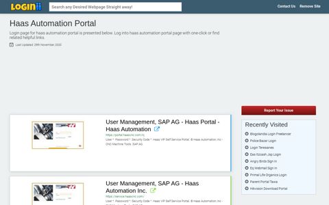 Haas Automation Portal