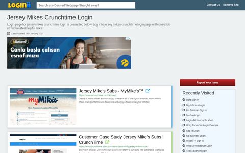 Jersey Mikes Crunchtime Login