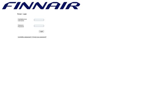 Finnair Login