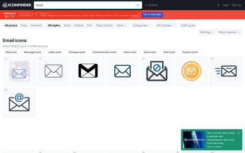 Email icons - Iconfinder